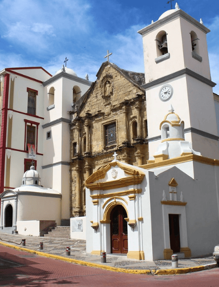 Iglesia de la Merced in early morning light

